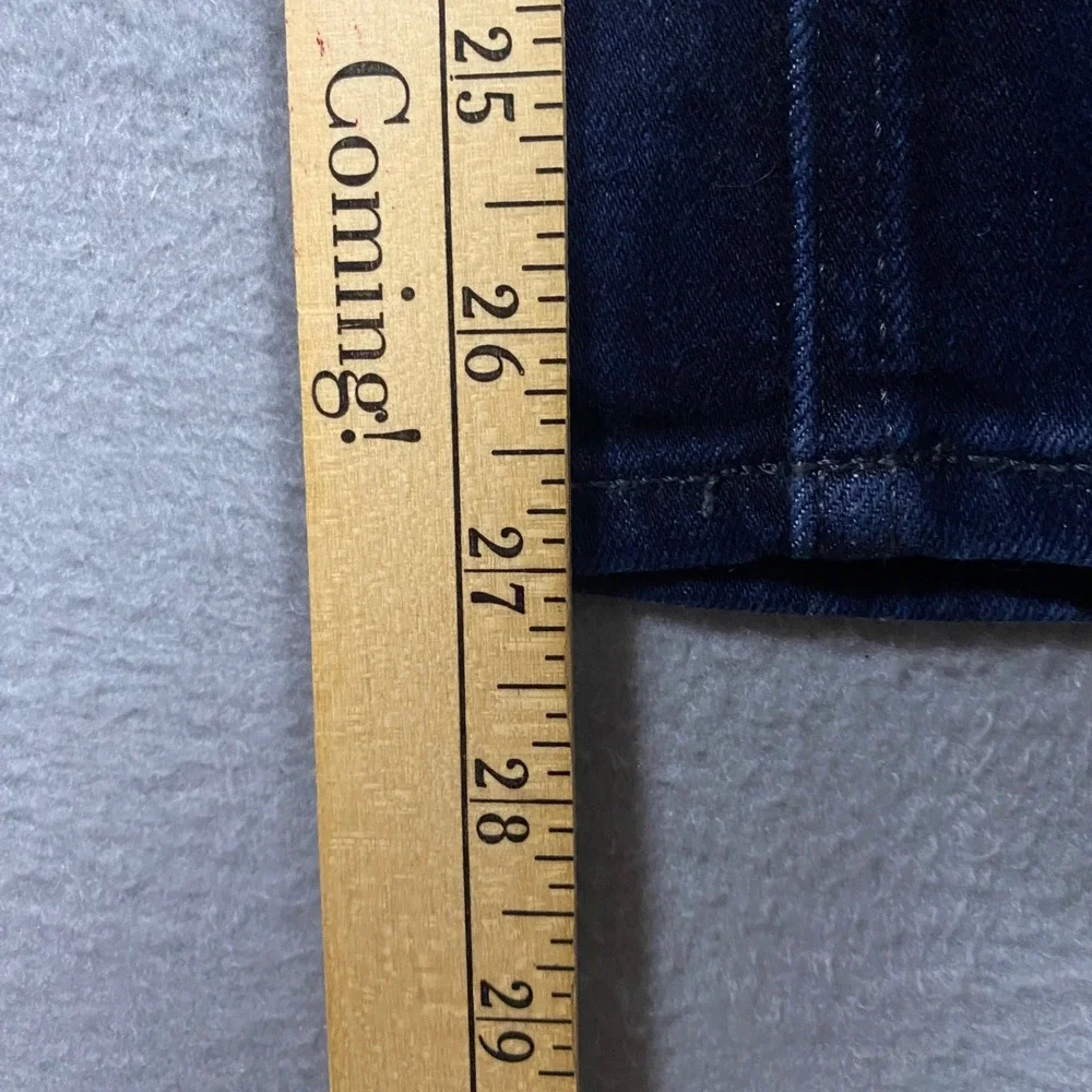 Banana Republic Traveler Tapered Jeans Mens 33x30 Dark Indigo Blue Stretch Denim